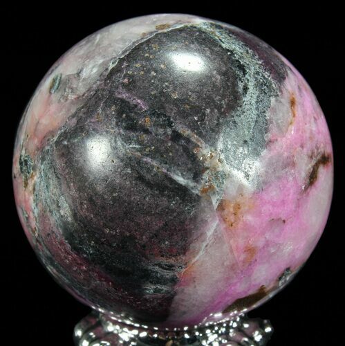 Polished Cobaltoan Calcite Sphere - Congo #63887